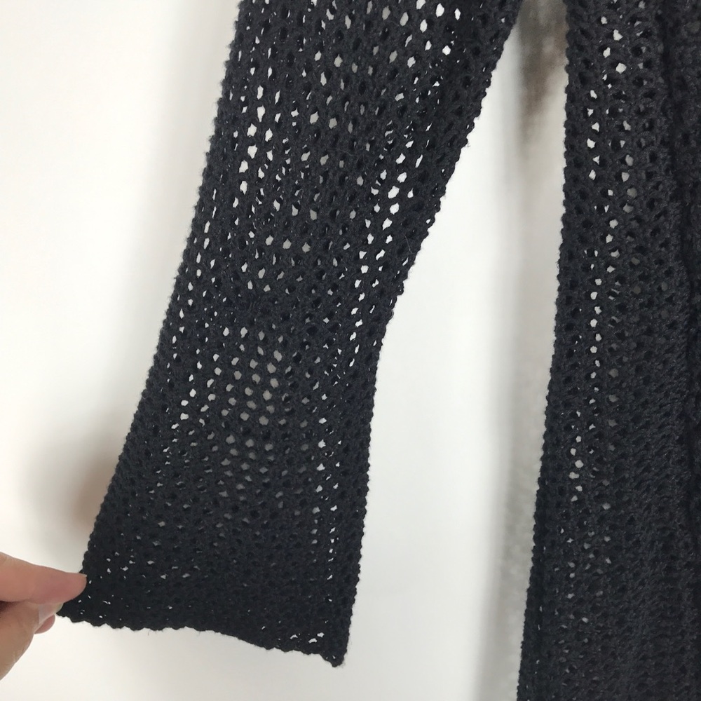 **SOLD**Free People XS Rosalind Swit Black Crochet Dress - Picture 4 of 8